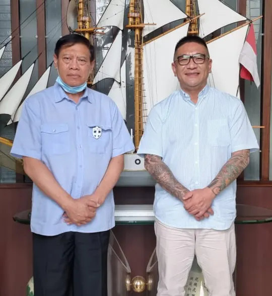 Director at PT SAI Meet Coordinating Minister for Political, Legal and Security Affairs Tedjo Edhy Purdijatno