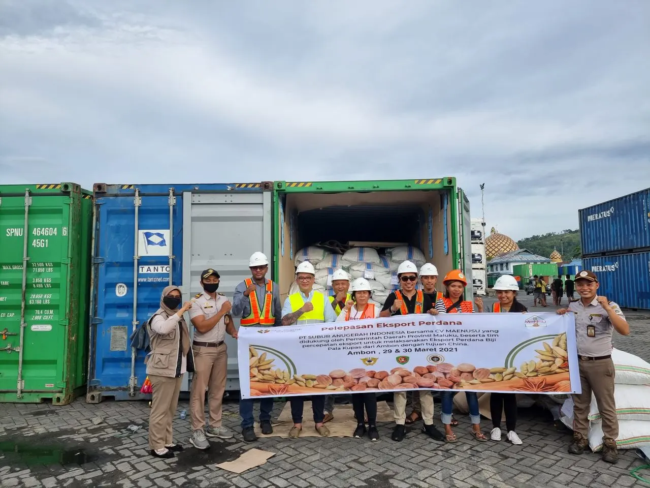 After 21 Years of Ceasing All Exports of Spice Commodities, Ambon Has Finally Started Exports on Nutmeg